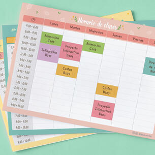 Foto de los horarios